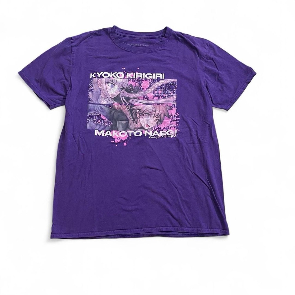 Kyoki Kirogi Purple Short Sleeve T-Shirt Size Large Anime Comic Con Skate Goth